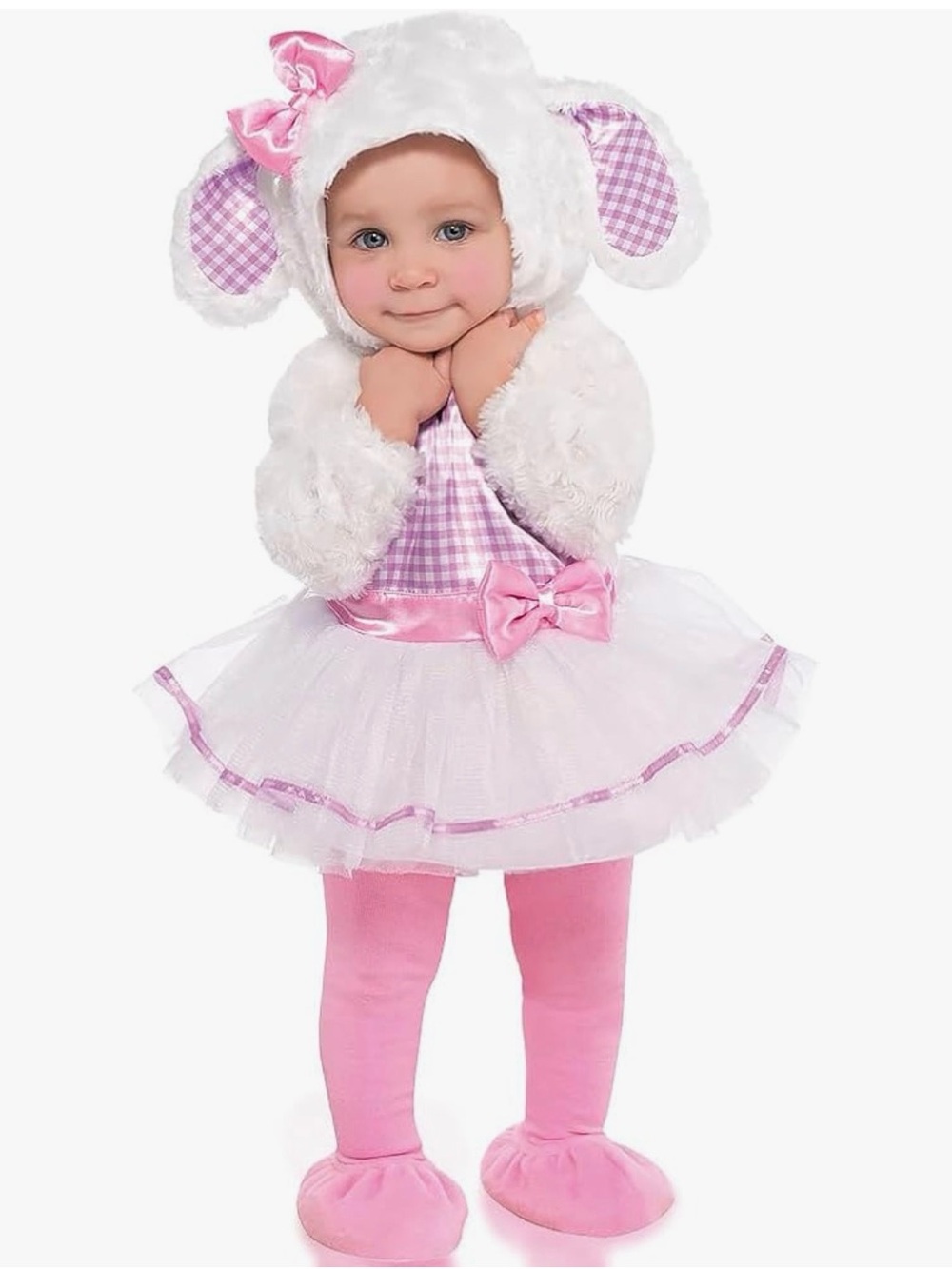 Cute Pink Lamb Costume for 18-24 Month baby girl